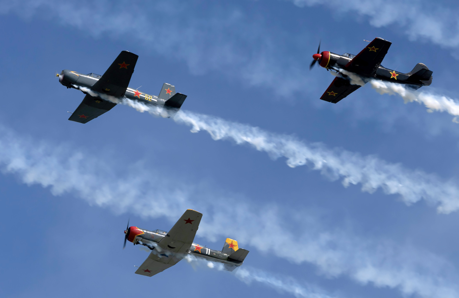 Yak trainers on the wing